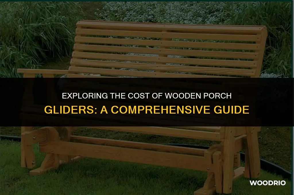 how much are wooden porch gliders