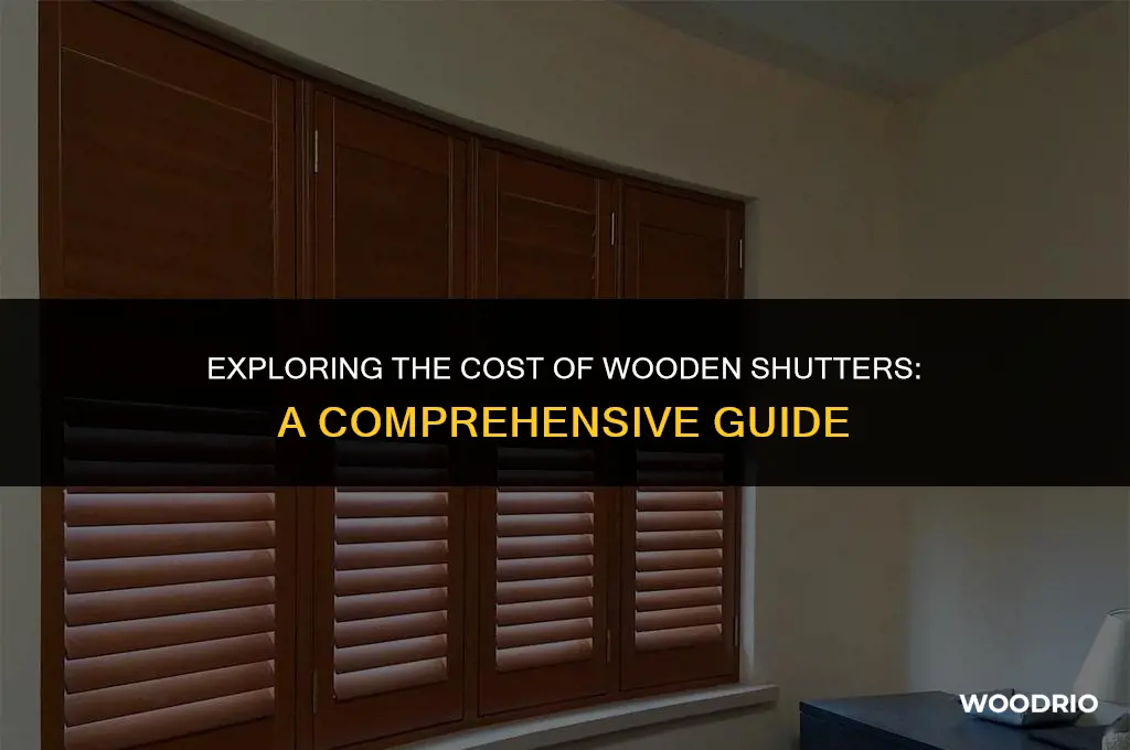 how much are wooden shutters