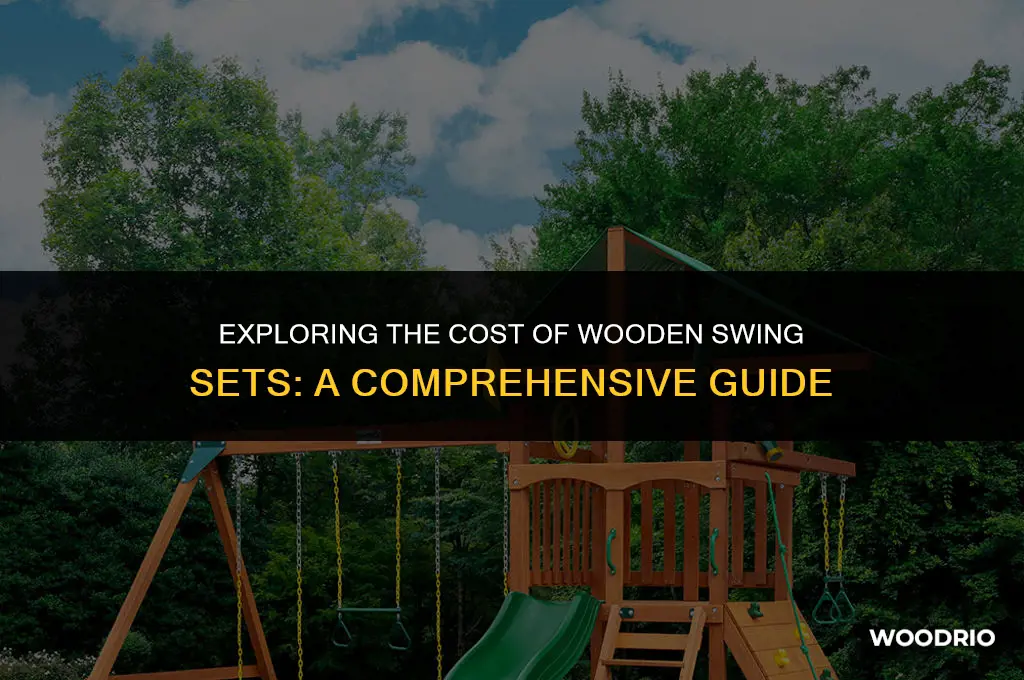 how much are wooden swing sets