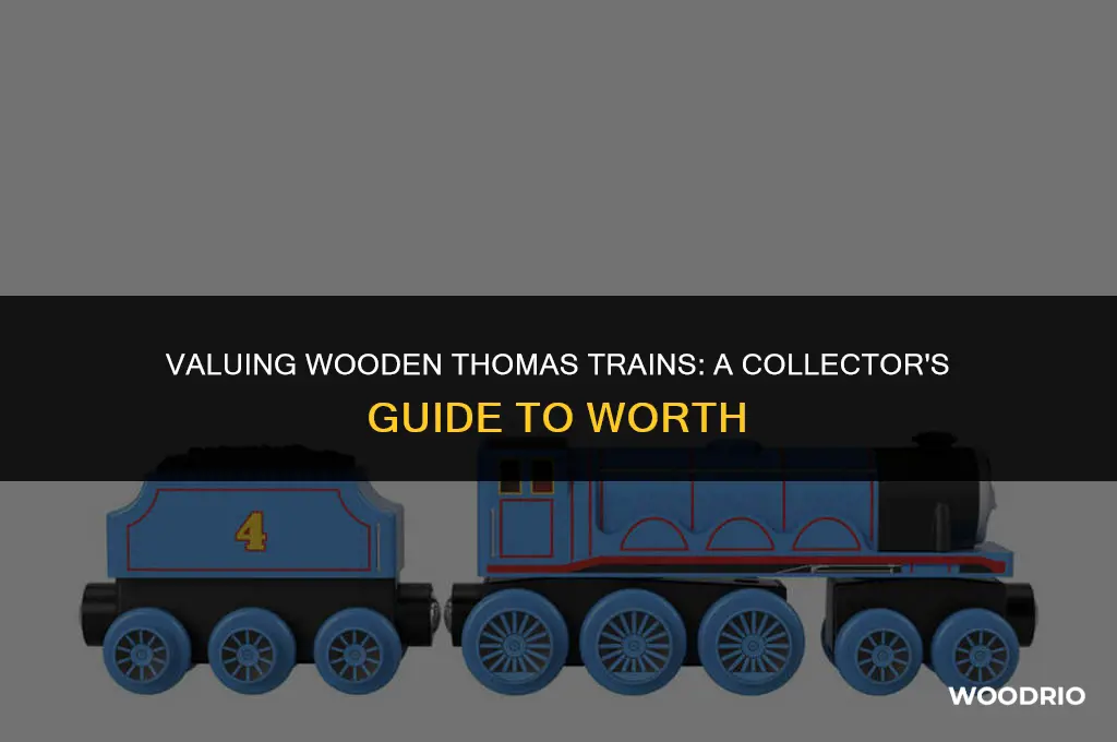 how much are wooden thomas trains worth