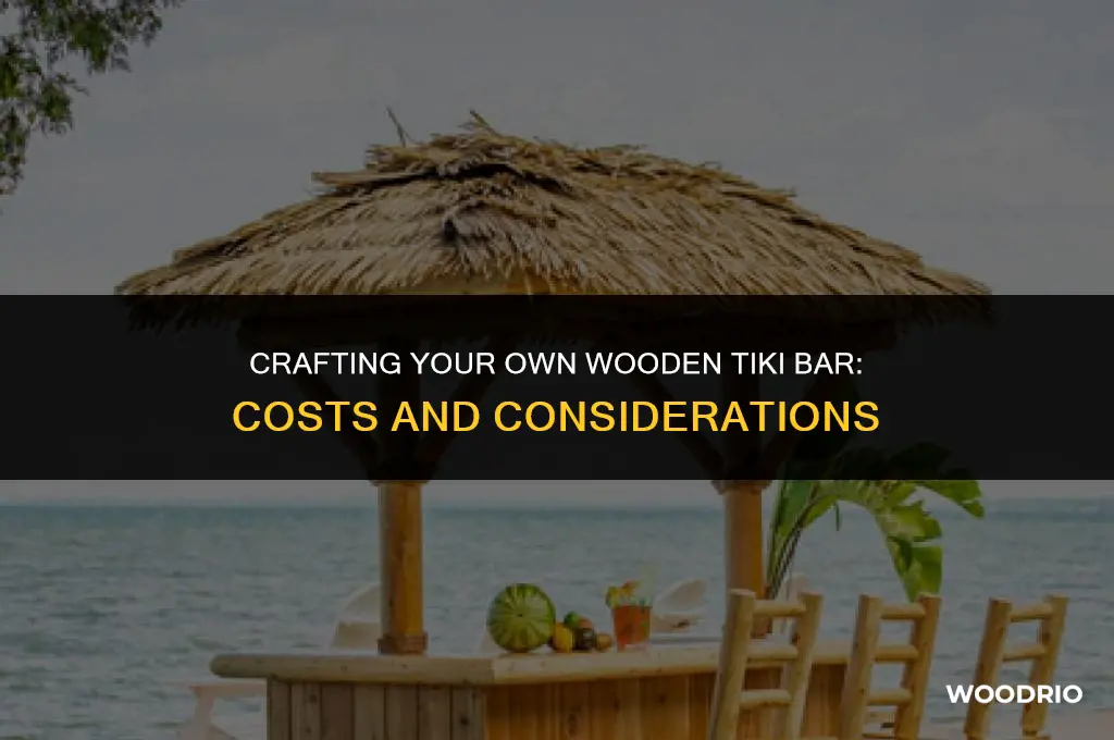 how much are wooden tiki bars