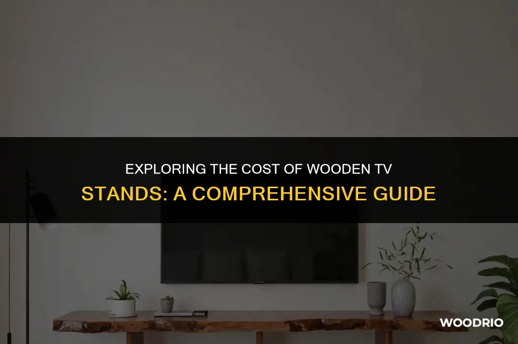 how much are wooden tv stands