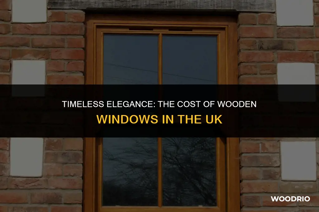 how much are wooden windows uk