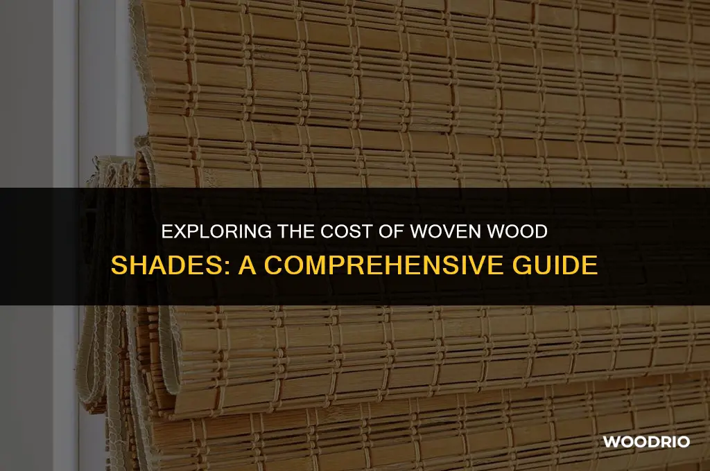 how much are woven wood shades
