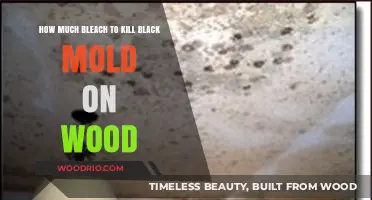 Effective Bleach Concentrations for Eliminating Black Mold on Wood Surfaces