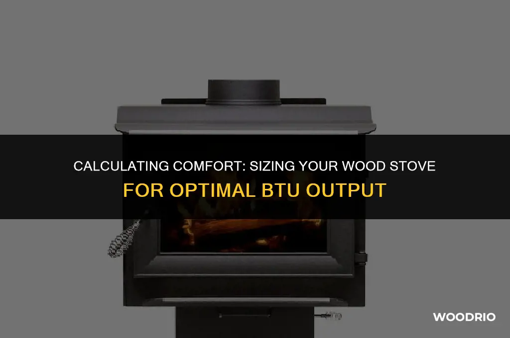 how much btu do i need from my wood stove