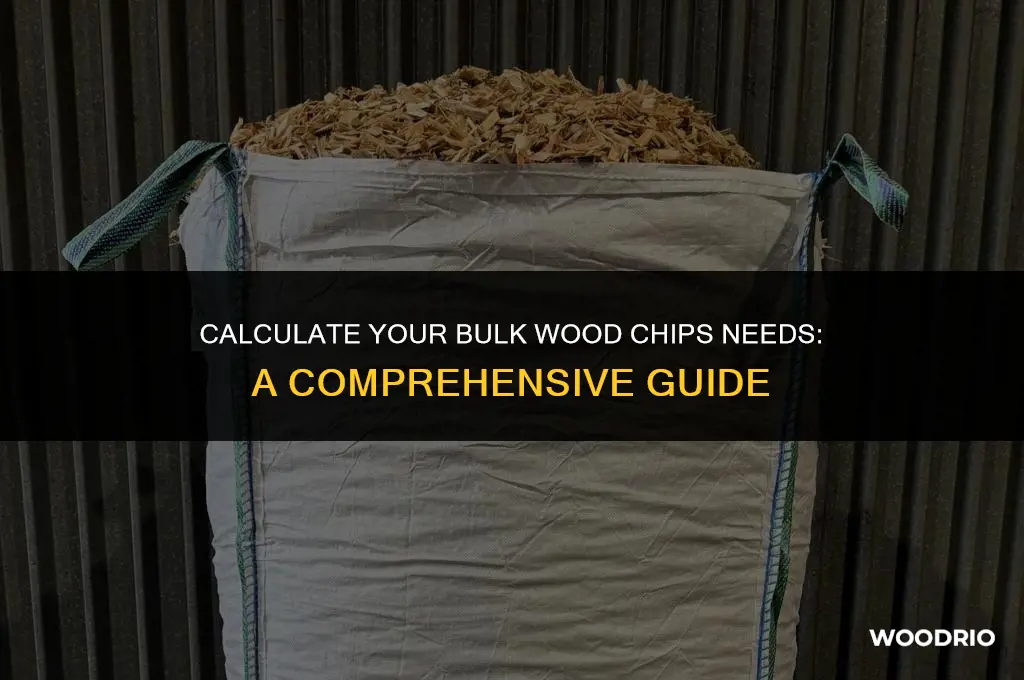 how much bulk wood chips calculator