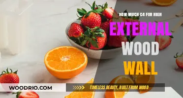 Optimal C4 Usage for High External Wood Wall Constructions