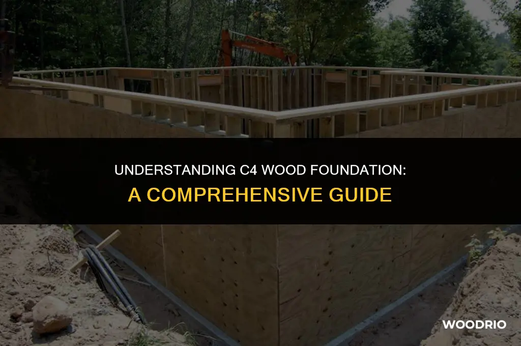 how much c4 wood foundation