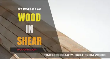 Understanding the Shear Strength of 2x4 Wood: A Comprehensive Guide