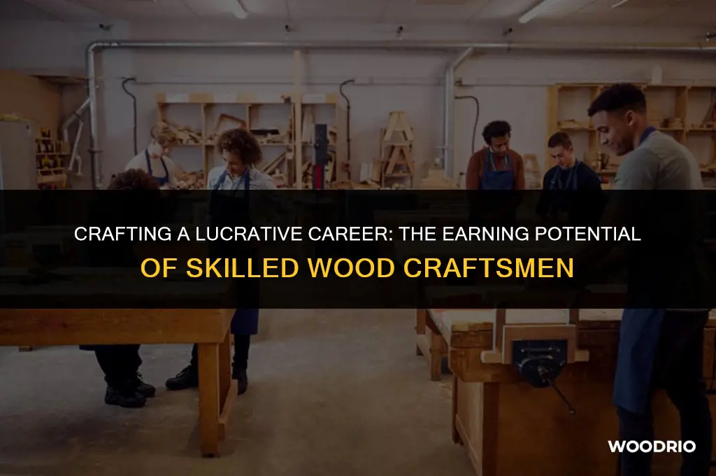how much can a skilled wood craftsman make