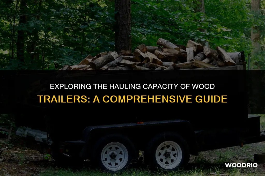 how much can a wood trailer haul