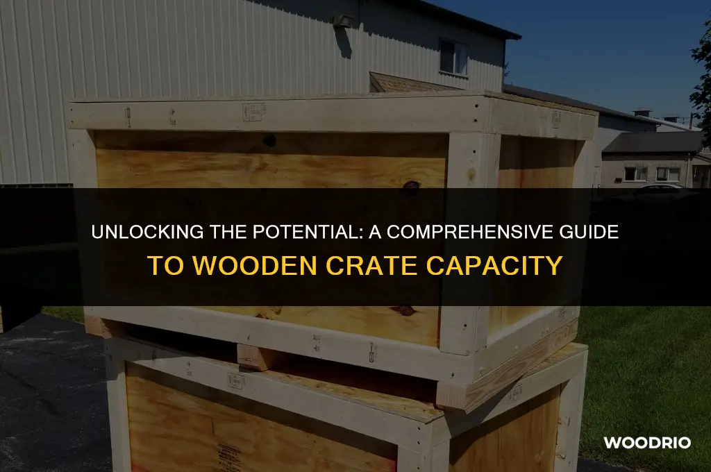 how much can a wooden crate hold
