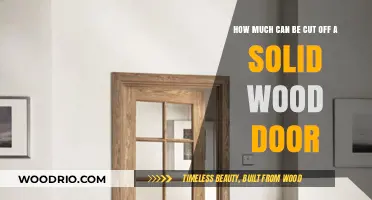 Precision Cuts: Trimming Solid Wood Doors for a Perfect Fit