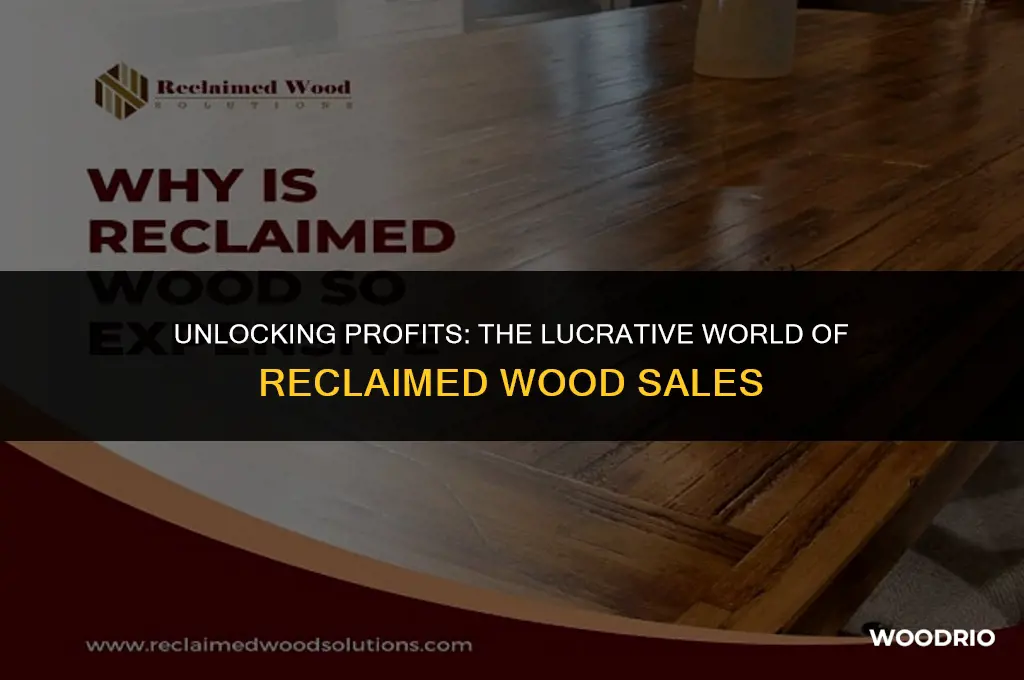 how much can i sell reclaimed wood for