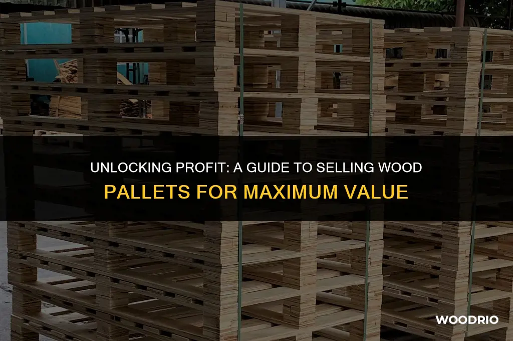 how much can i sell wood pallets for