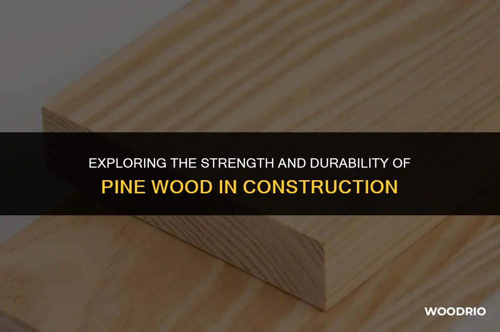 how much can pine wood support