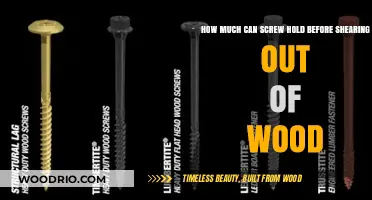 Understanding Screw Strength: Preventing Shearing in Woodworking Projects