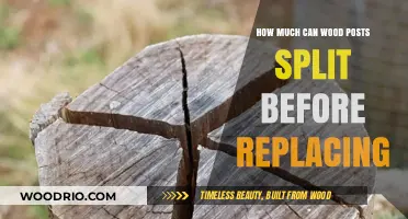 When to Replace Wood Posts: A Guide to Splitting Limits