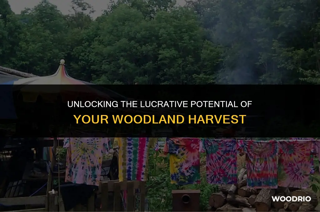 how much can you make harvesting your woods