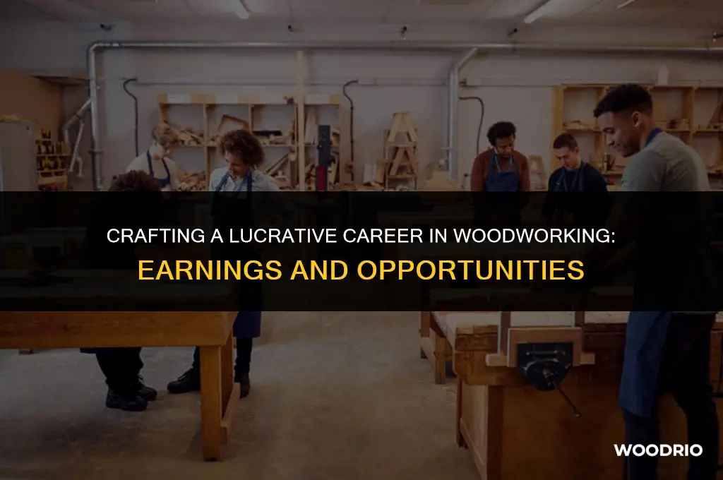 how much can you make in wood working