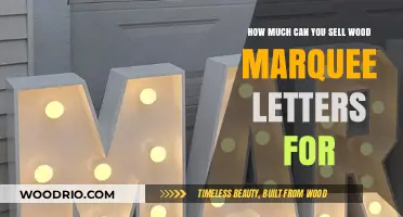 Pricing Your Craft: The Lucrative Market for Wooden Marquee Letters