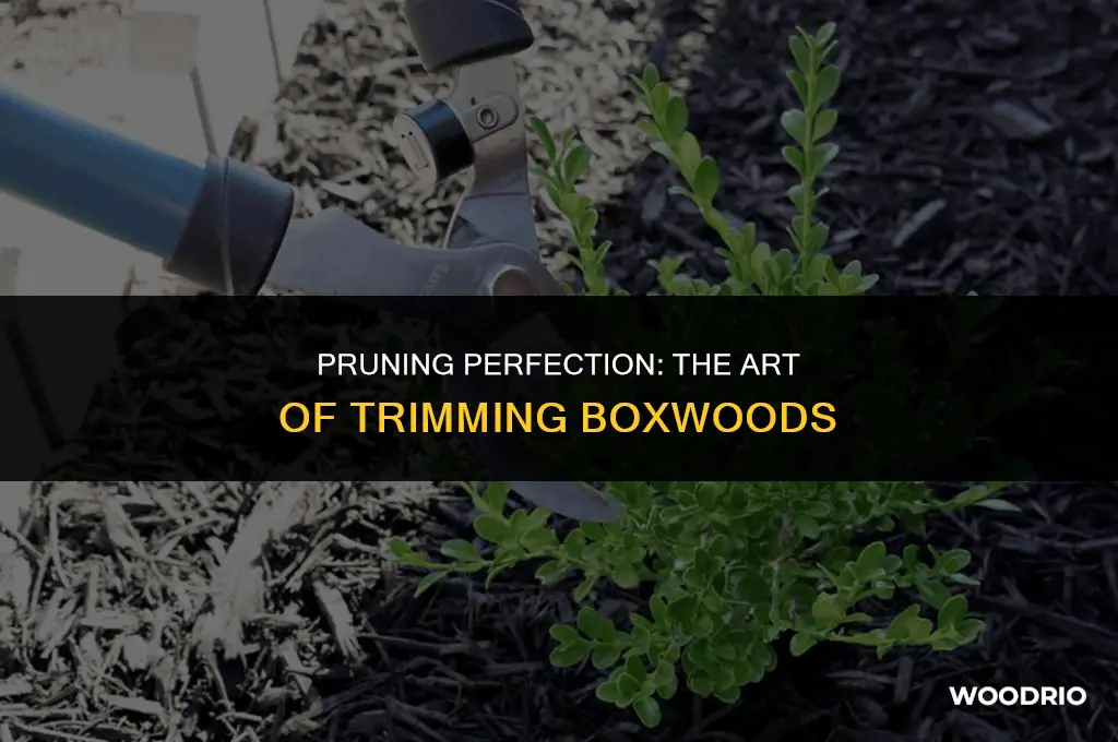 how much can you trim from box woods