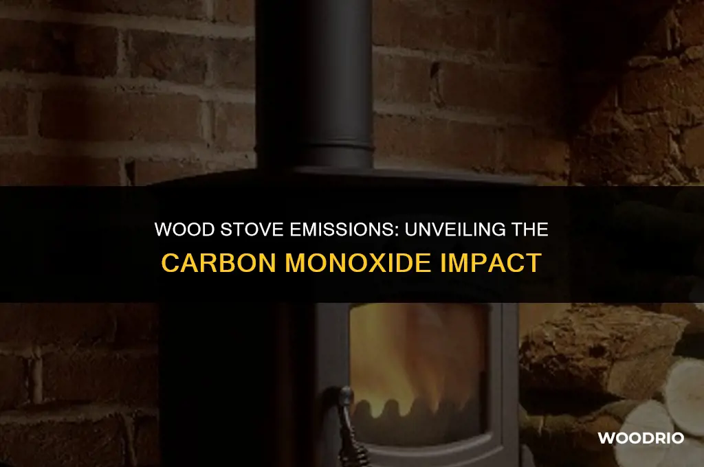 how much carbon monoxide does a wood stove produce
