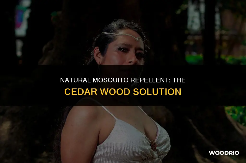 how much cedar wood is needed to repel mosquitoes