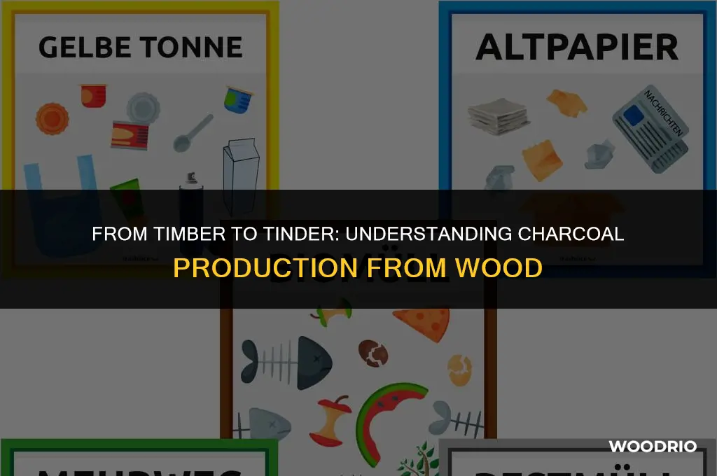 how much charcoal from wood