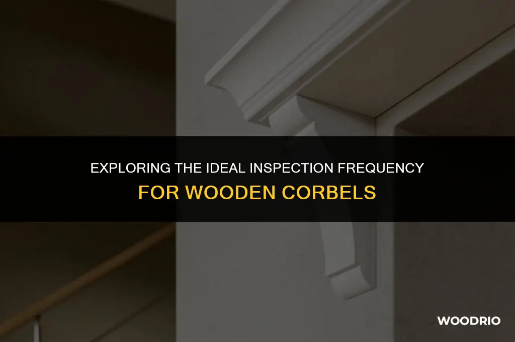 how much checking is normal on wood corbels