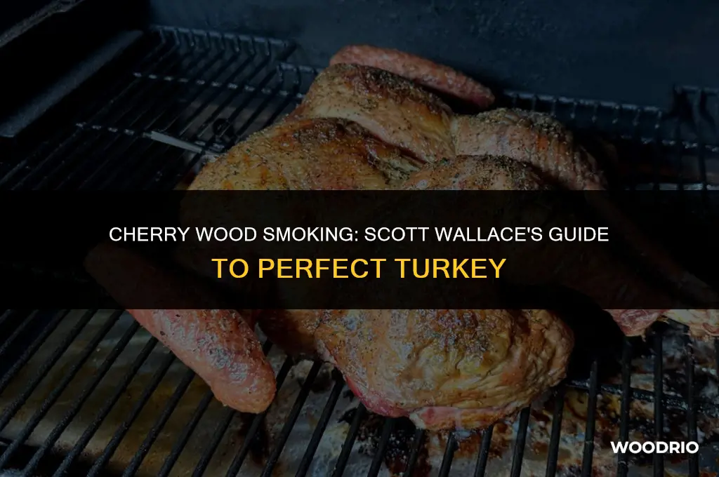 how much cherry wood for scott wallace smokintex turkey