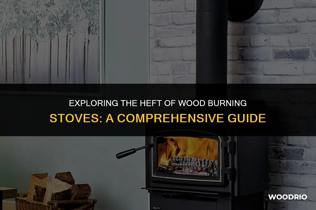 how much does a wood burning stove weigh