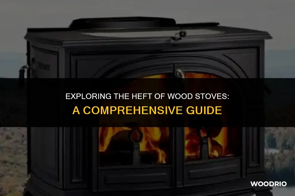 how much does a wood stove weigh