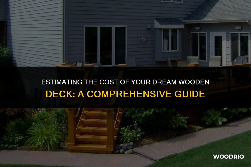 how much does a wooden deck cost