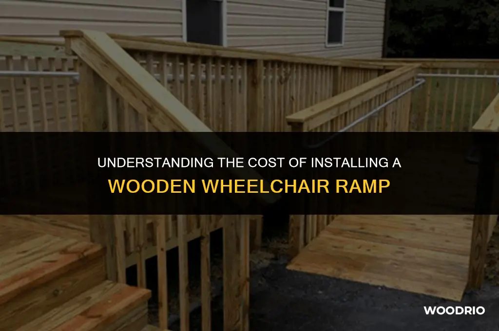 how much does a wooden wheelchair ramp cost