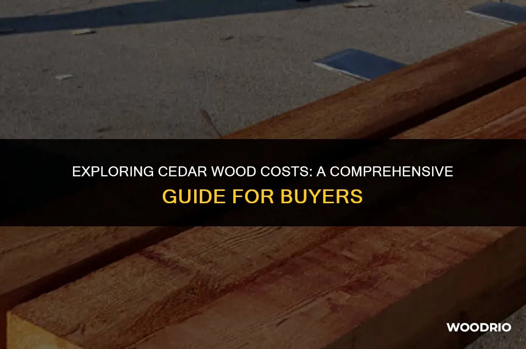how much does cedar wood cost
