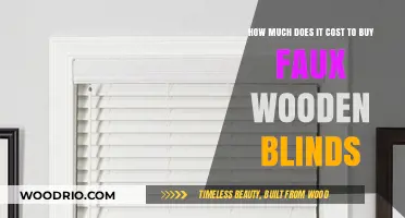 Affordable Faux Wooden Blinds: Cost Guide for Budget-Friendly Window Treatments