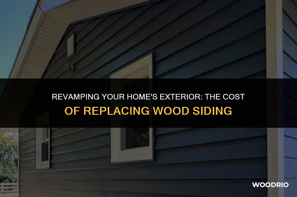 how much does it cost to replace wood siding