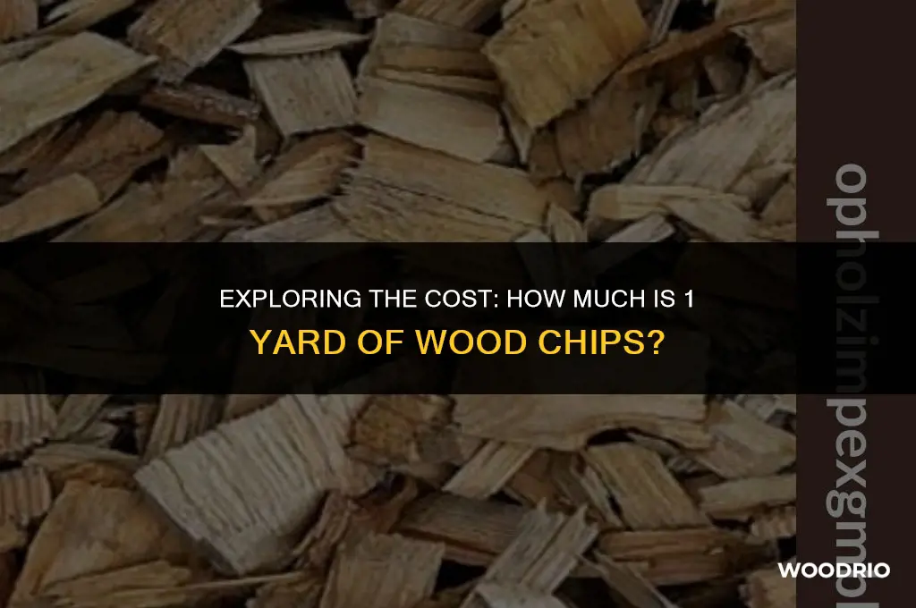 how much is 1 yard of wood chips