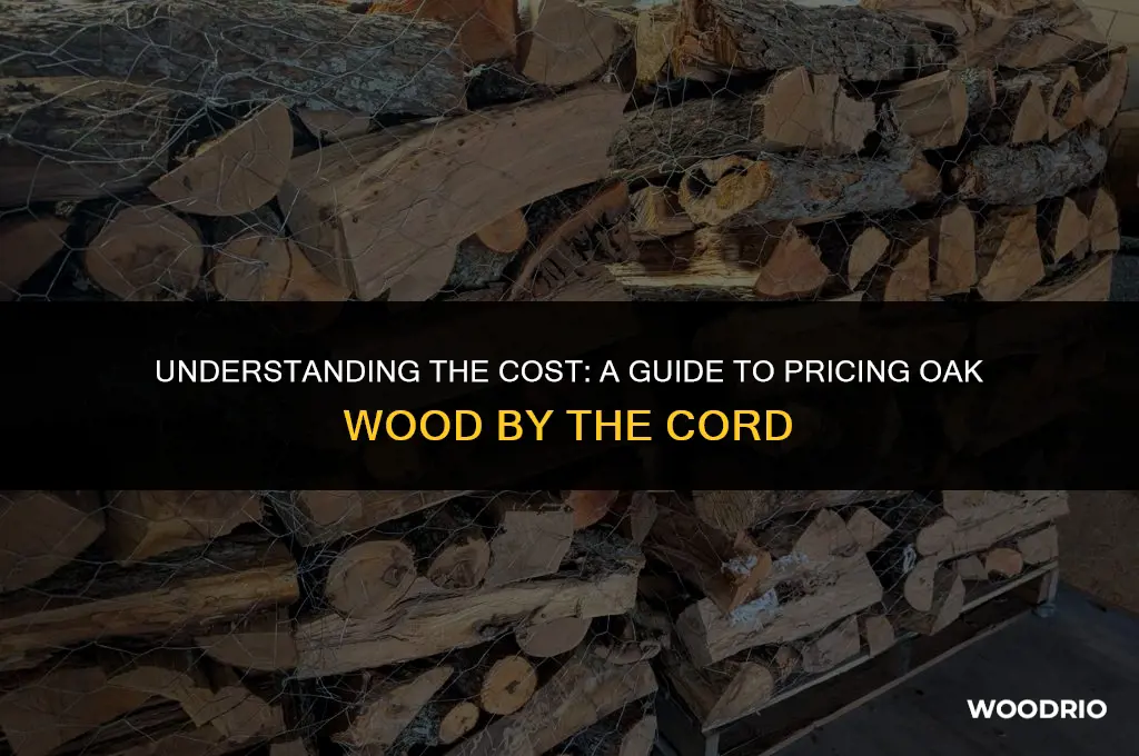 how much is a cord of oak wood