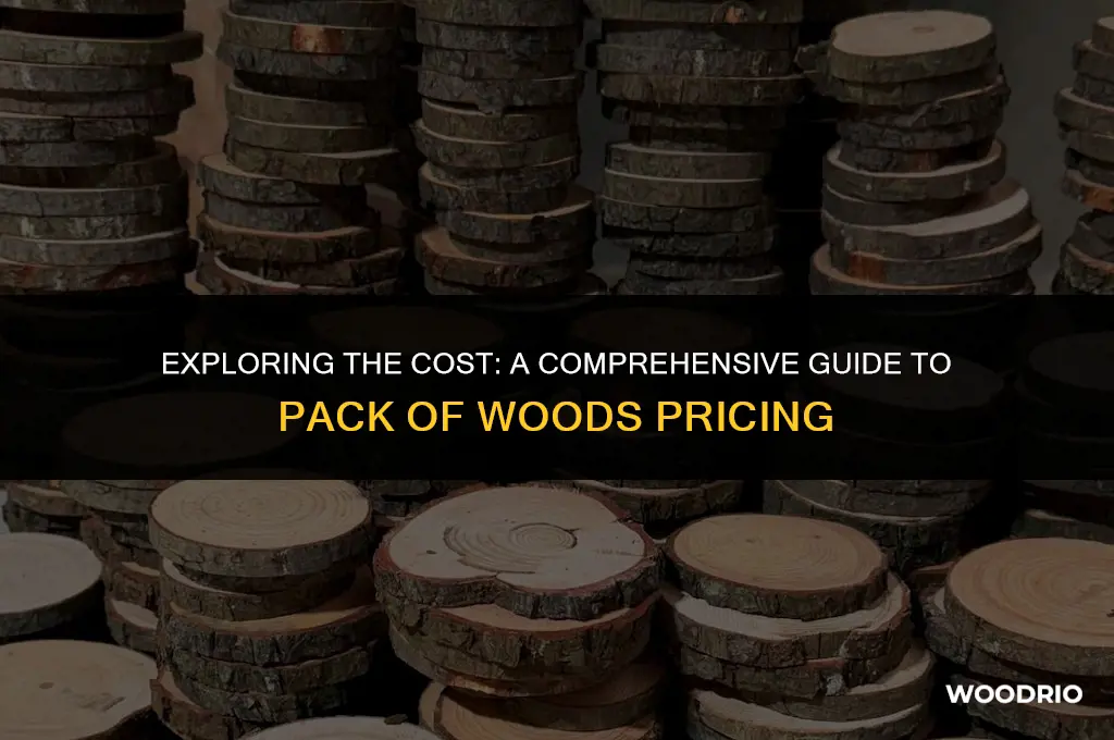 how much is a pack of woods
