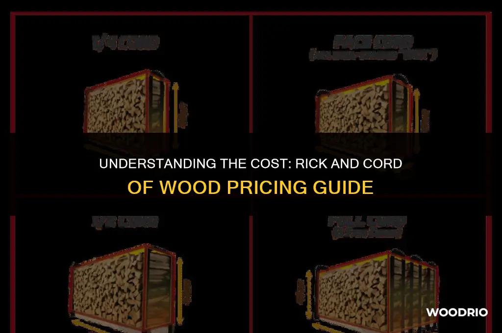 how much is a rick and cord of wood