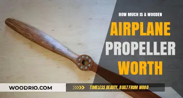 Valuing Vintage Craftsmanship: The Worth of a Wooden Airplane Propeller