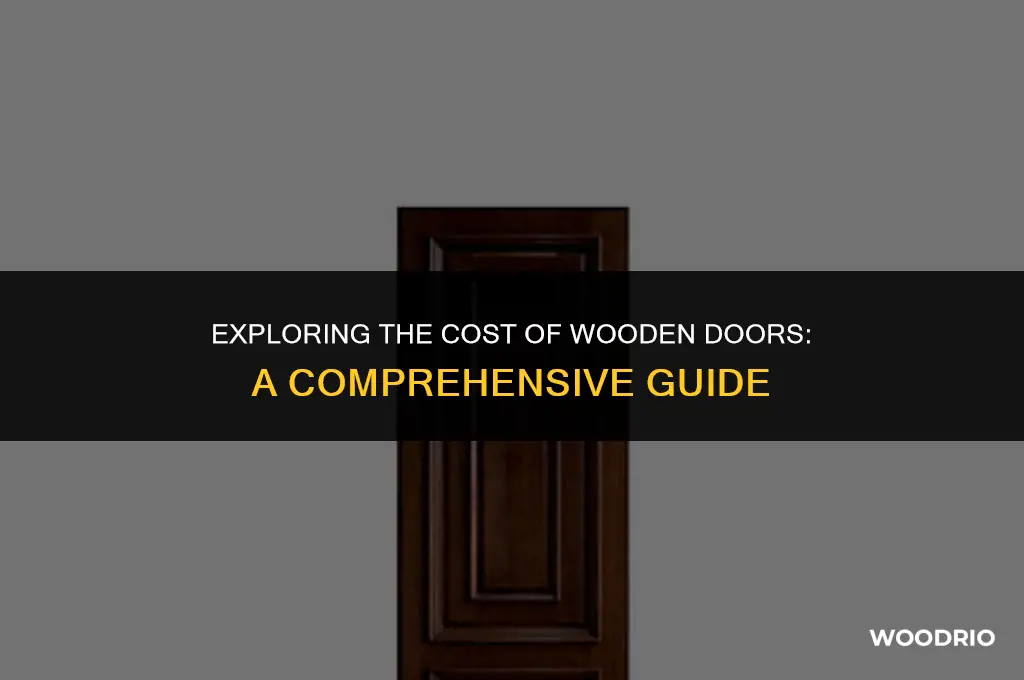 how much is a wooden door