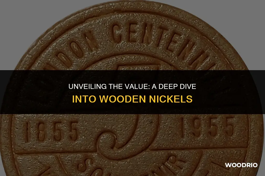how much is a wooden nickel worth