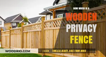 Estimating the Cost of a Wooden Privacy Fence: A Comprehensive Guide