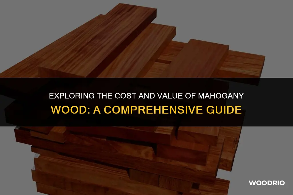 how much is mahogany wood