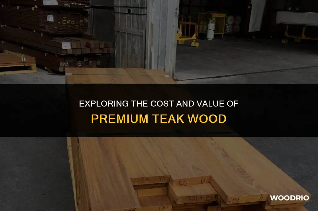 how much is teak wood
