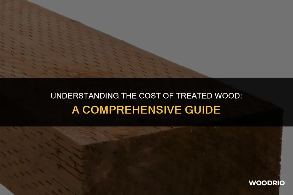 how much is treated wood
